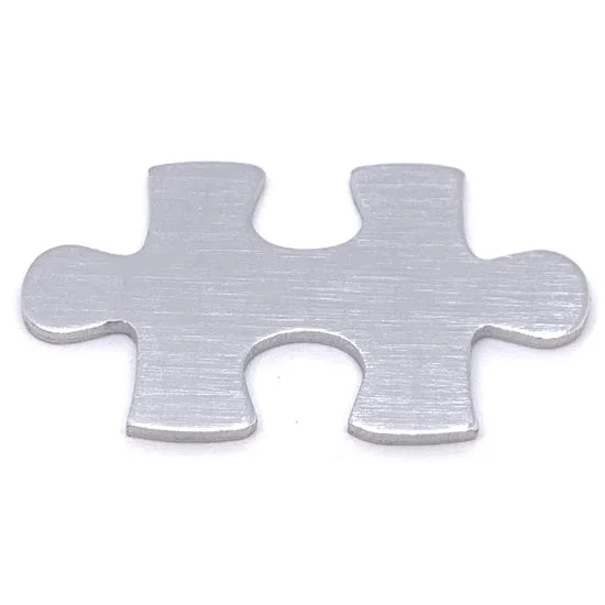 Blank Aluminum Puzzle Piece / ALM0002