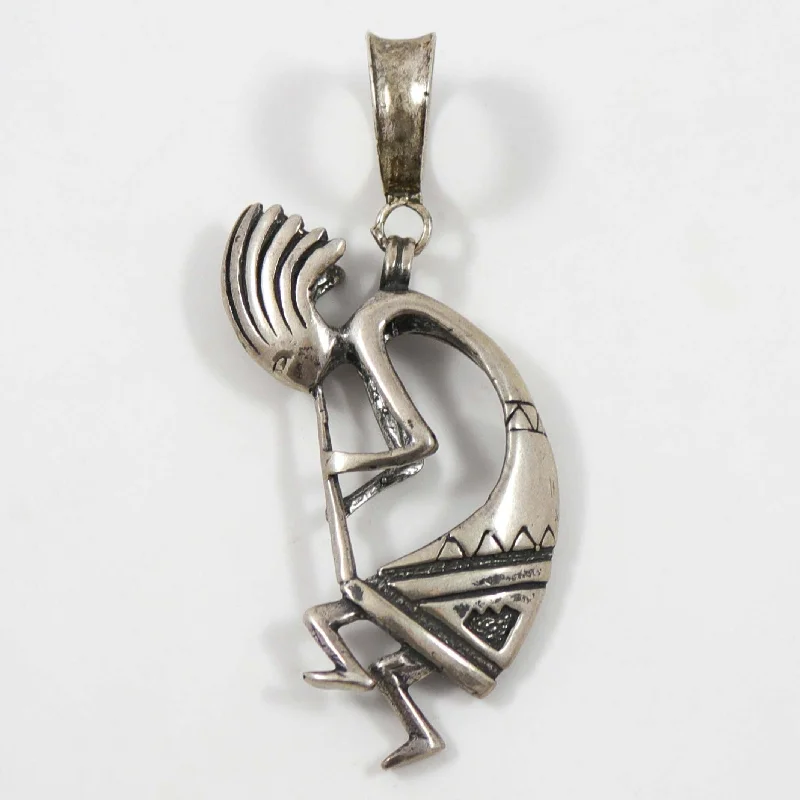 Cast Kokopelli Pendant