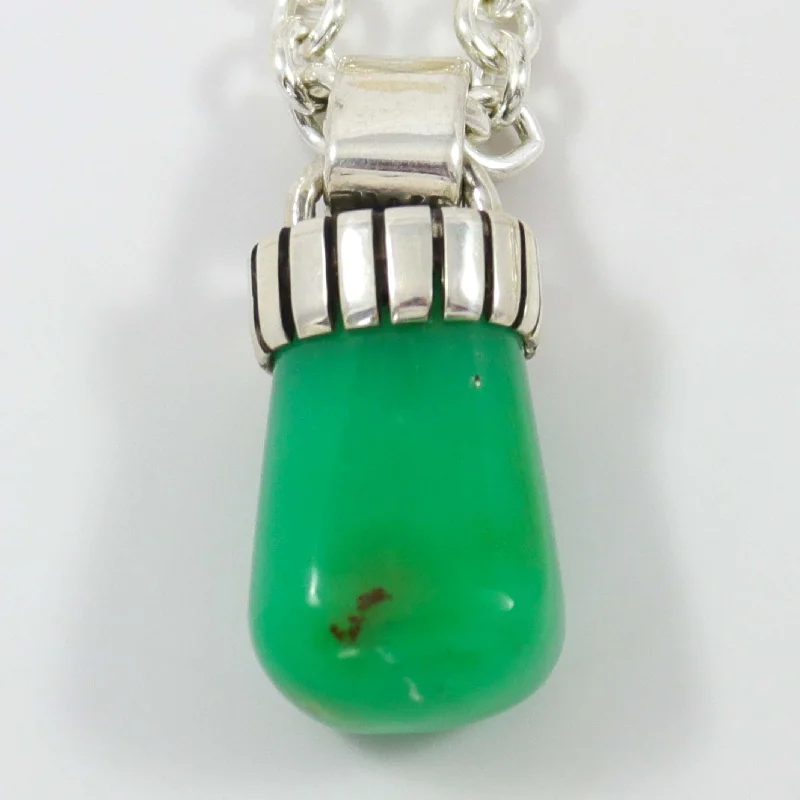 Chrysoprase Pendant