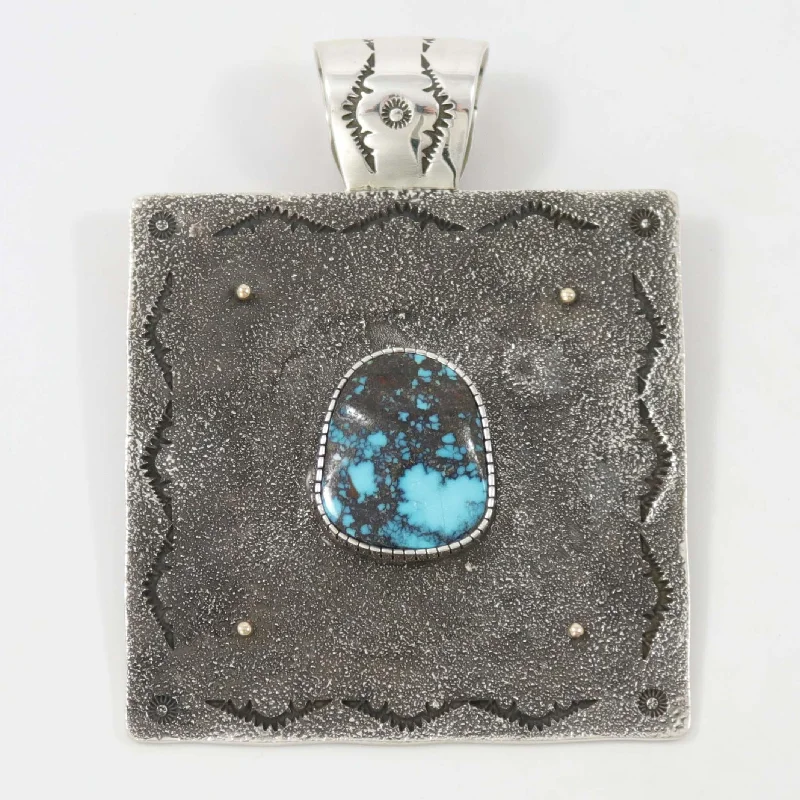 Lone Mountain Turquoise Pendant