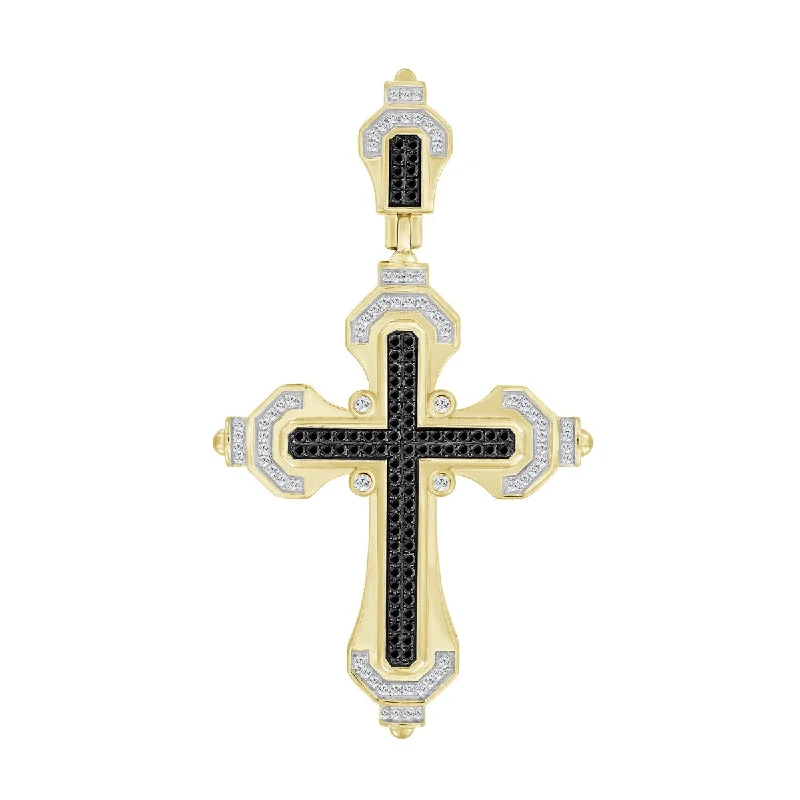 Titán by Adrian Gonzalez 10KT Gold 3/8 CTW Diamond Cross Pendant