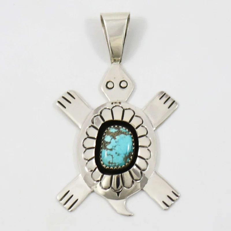 Turquoise Turtle Pendant