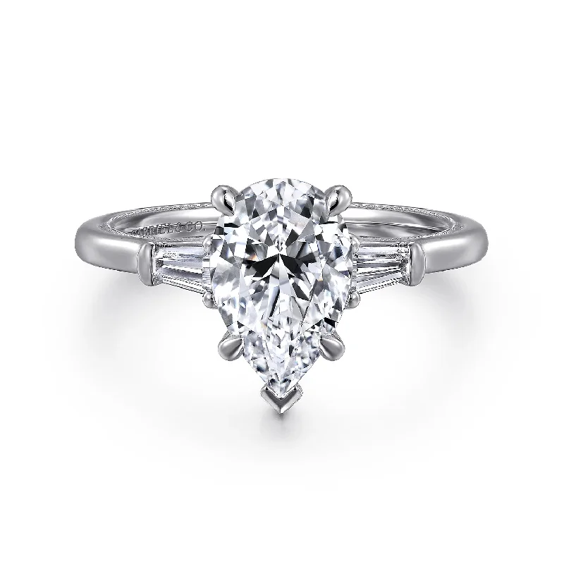 GABRIEL & CO "Classic" Engagement Ring