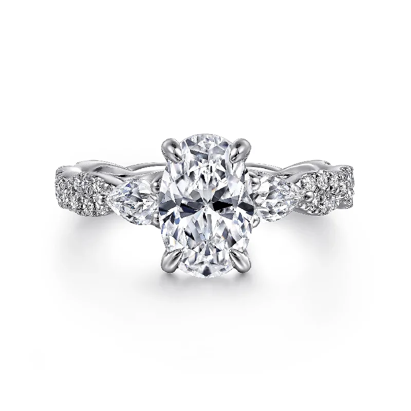 GABRIEL & CO "Classic" Engagement Ring