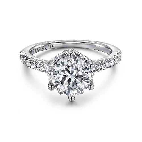 GABRIEL & CO "Contemporary" Engagement Ring