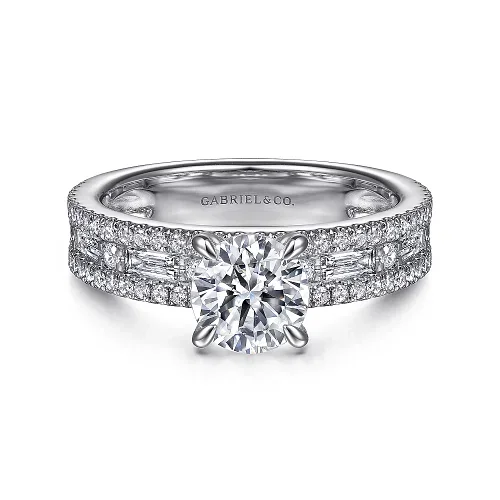 GABRIEL & CO "Contemporary" Engagement Ring