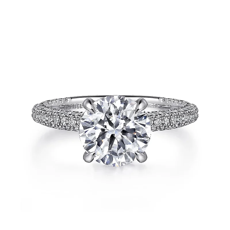 GABRIEL & CO "Contemporary" Engagement Ring