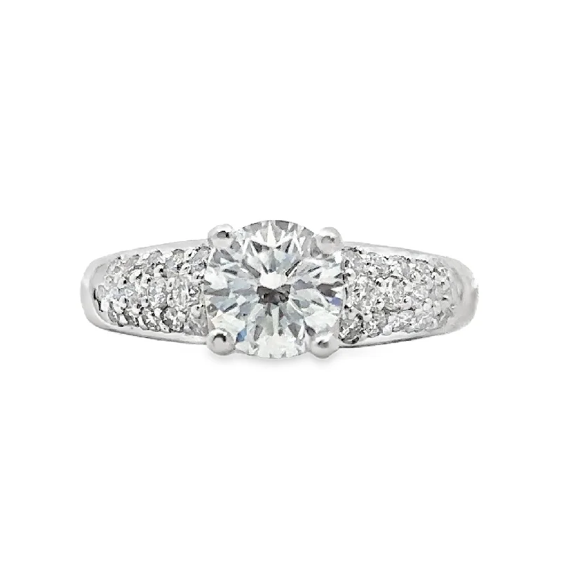 Platinum Lab Grown Diamond Engagement Ring