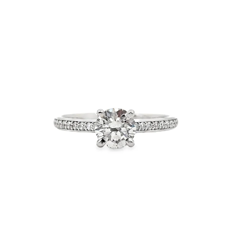 Lab Grown White Gold Diamond Engagement Ring