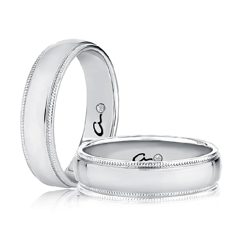 A. JAFFE Men's Wedding Band