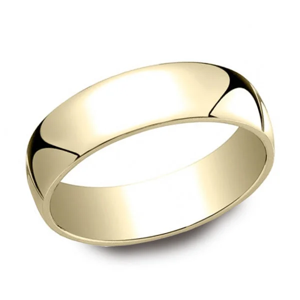 Benchmark Yellow Gold Men's Wedding Band