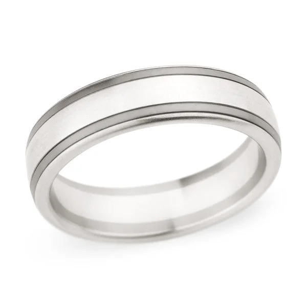 Christian Bauer Platinum/White Gold Men's Wedding Band