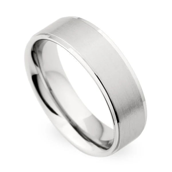 Christian Bauer Platinum/White Gold Men's Wedding Band