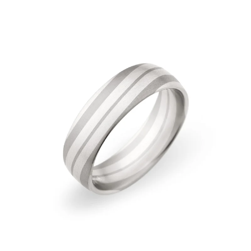 Christian Bauer Platinum/White Gold Men's Wedding Band