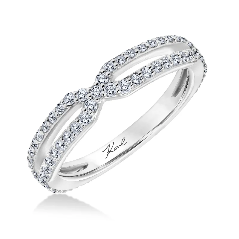 Karl Lagerfeld Diamond Wedding Band