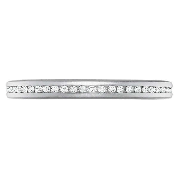 Precision Set Diamond Wedding Band