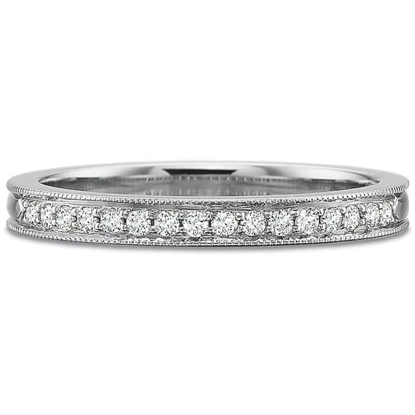 Precision Set Diamond Wedding Band