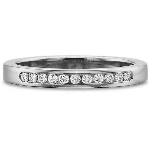 Precision Set Diamond Wedding Band