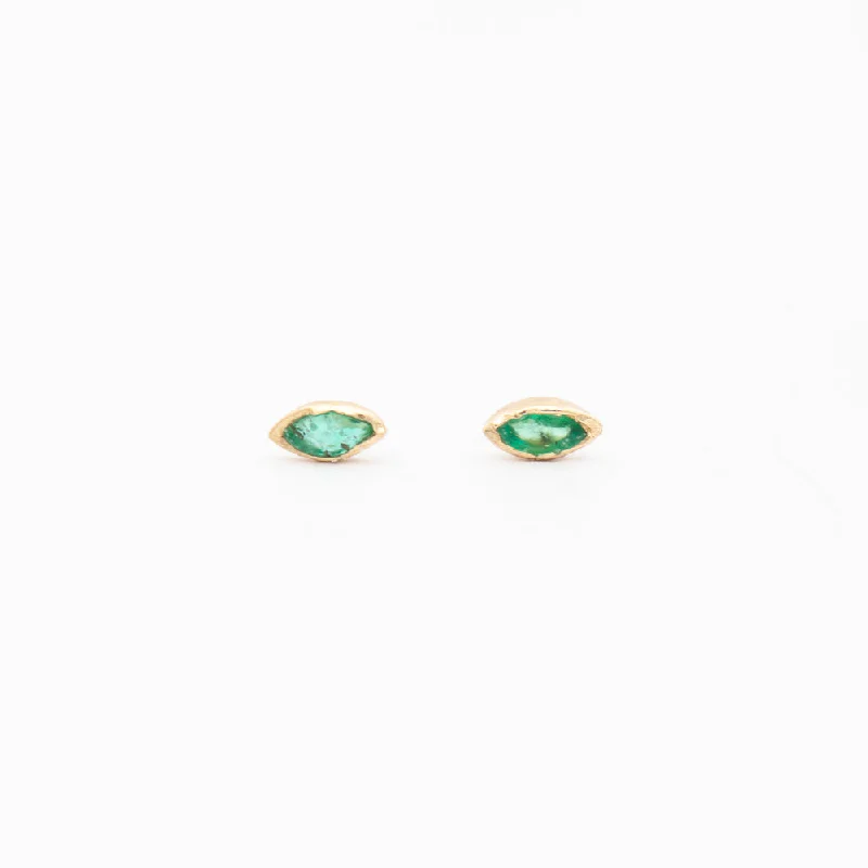 Bud Emerald Earrings