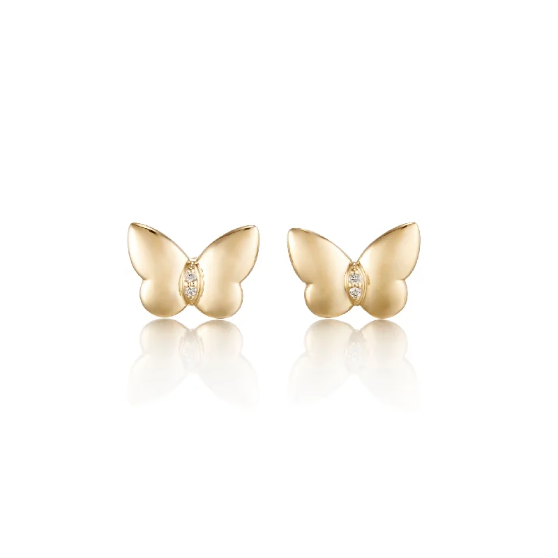 Child's Butterfly Stud Earrings