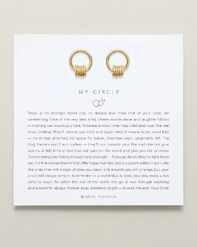 My Circle Drop Earrings