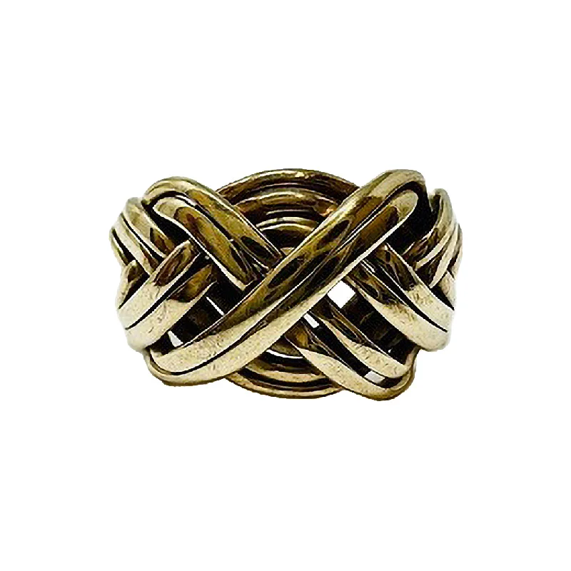 14K Gold Woven Ring