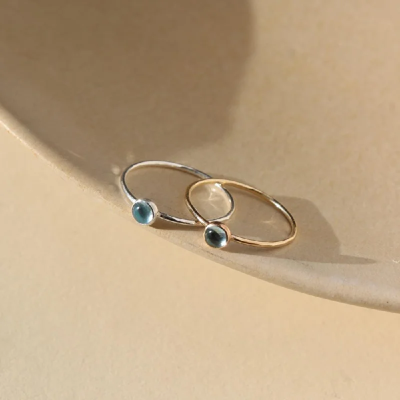 Blue Topaz Ring