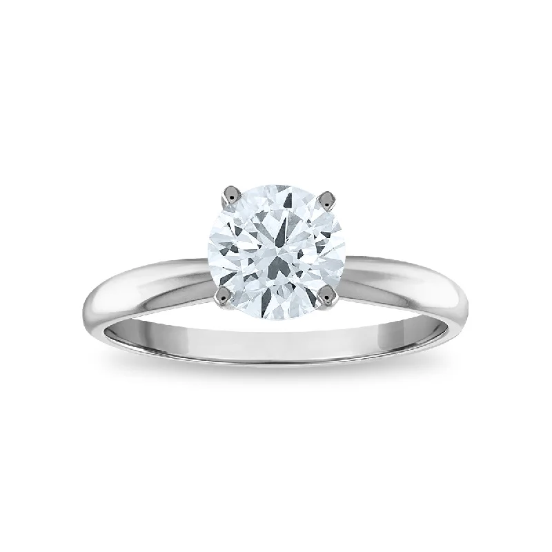 EcoLove 1 CTW Lab Grown Diamond Solitaire Ring in 14KT White Gold