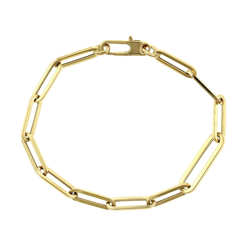 Roberto Coin 18k Yellow Gold Paperclip Bracelet