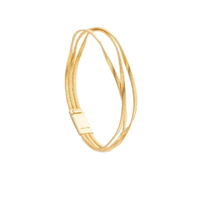 Marco Bicego Marrakech 18K Yellow Gold 3 Row Bracelet