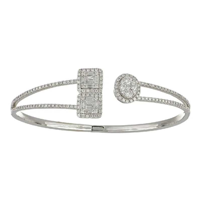 White Diamond Bangle (White Diamond 1.61 cts. White Diamond 0.46 cts.)