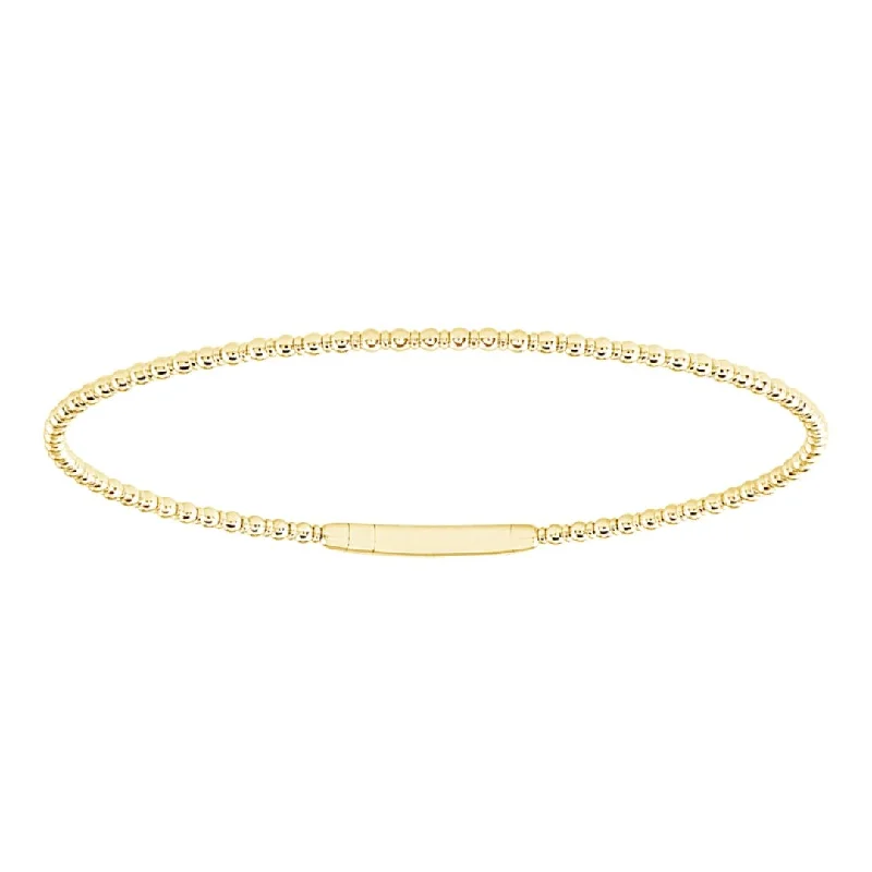 Yellow Gold Flexi Bangle